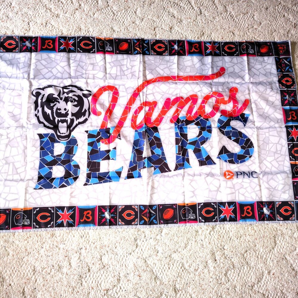 Vamos Bears Wearable Flag Latino Heritage 9/21/25 Chicago Bears vs Cowboys SGA